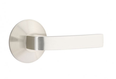 Emtek Breslin Lever Modern Rosette Passage RH, Satin Nickel