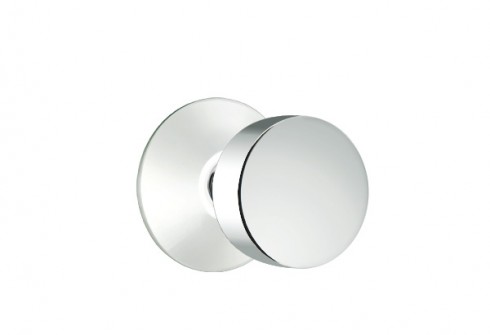Emtek Round Knob Modern Rosette Passage RH, Polished Chrome