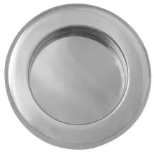 EMTEK BARN PRIVACY LOCK WITH FLUSH PULL PRIVACY POLISHED CHROME (US26) 222202