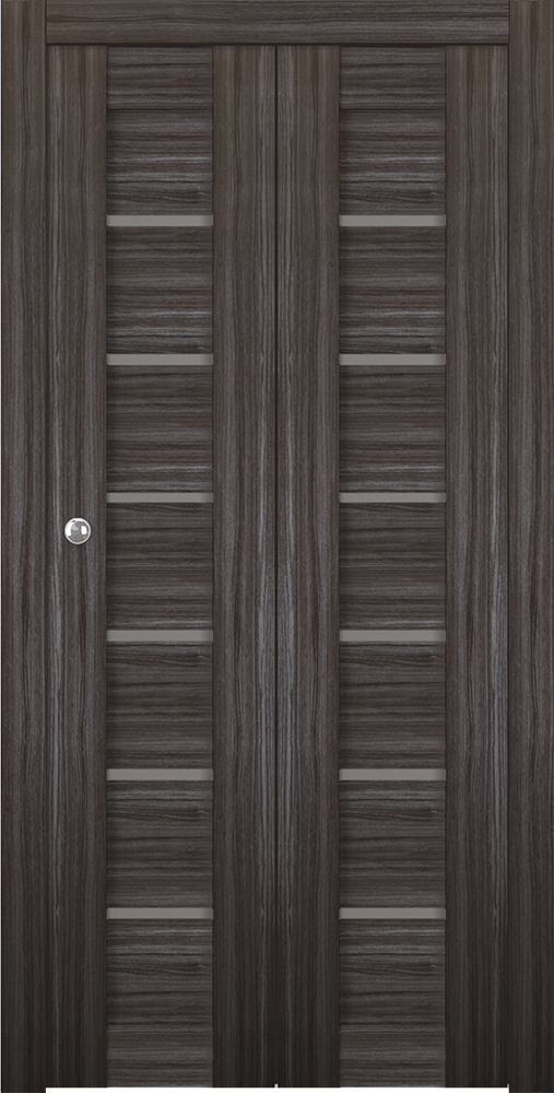 Alba Gray Oak Bi-folding doors