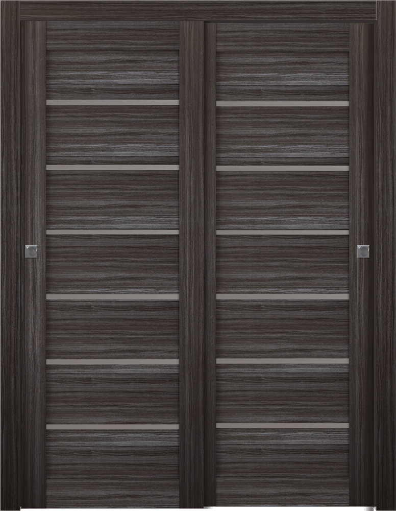 Alba Gray Oak Bypass doors