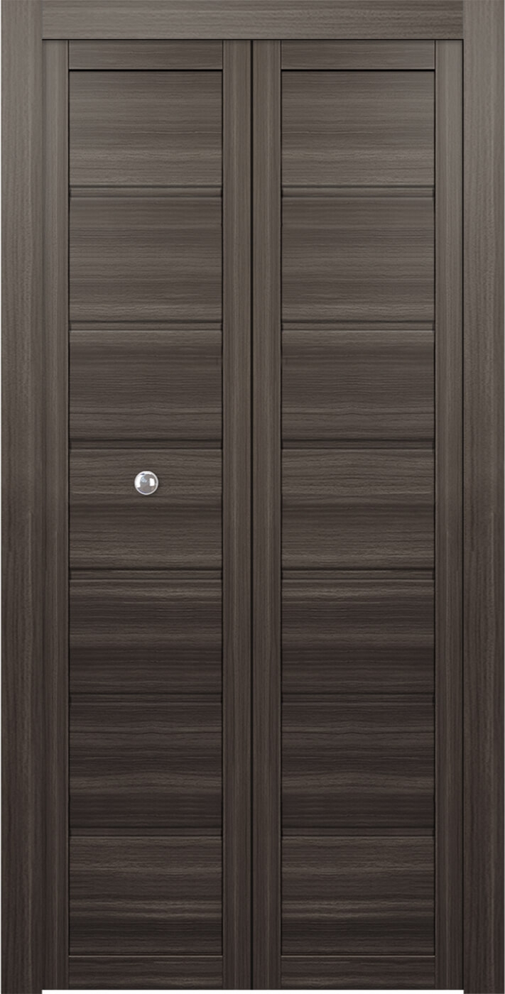 Alda Gray Oak Bi-folding doors