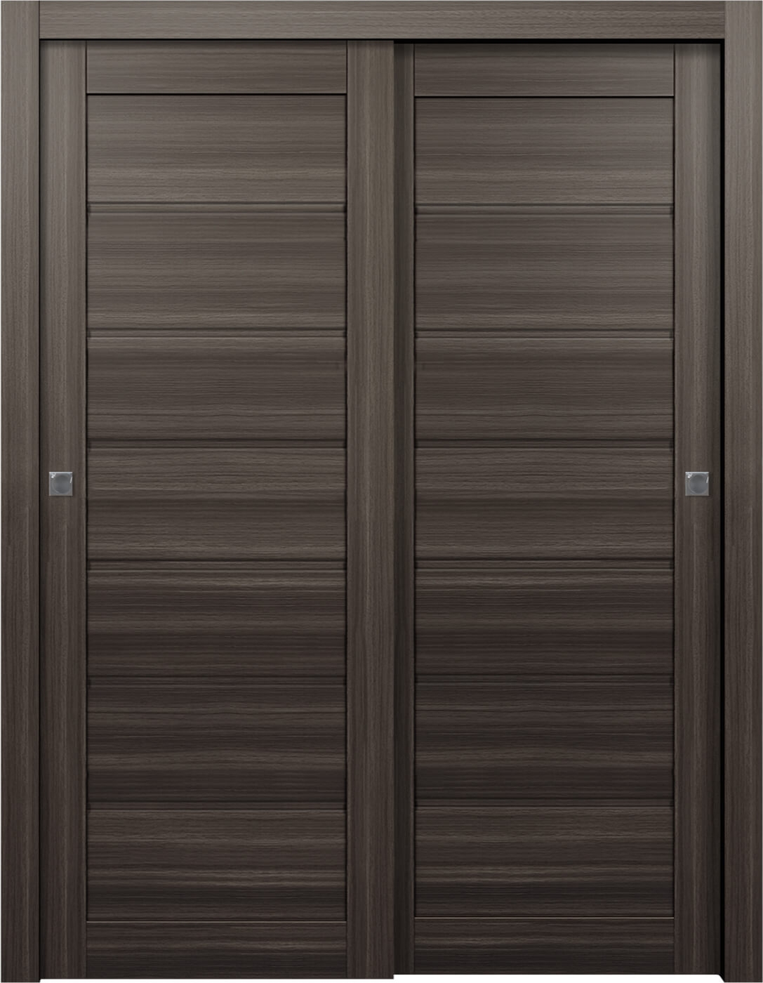 Alda Gray Oak Bypass doors