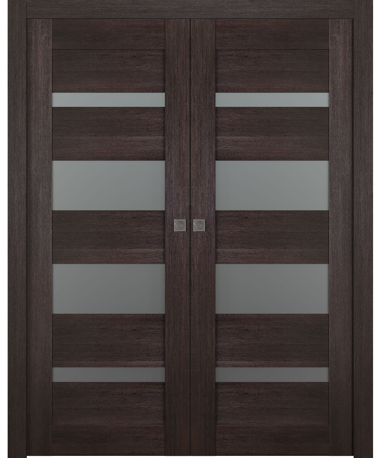 Avon 07-01 Vetro Veralinga Oak Double pocket doors