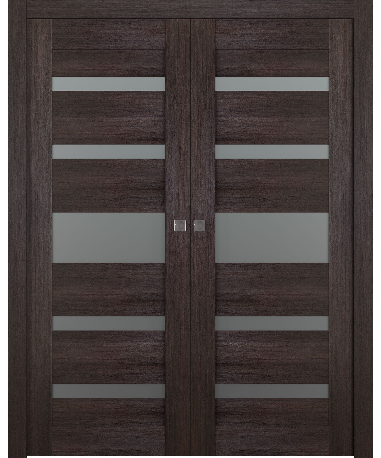 Avon 07-05 Vetro Veralinga Oak Double pocket doors