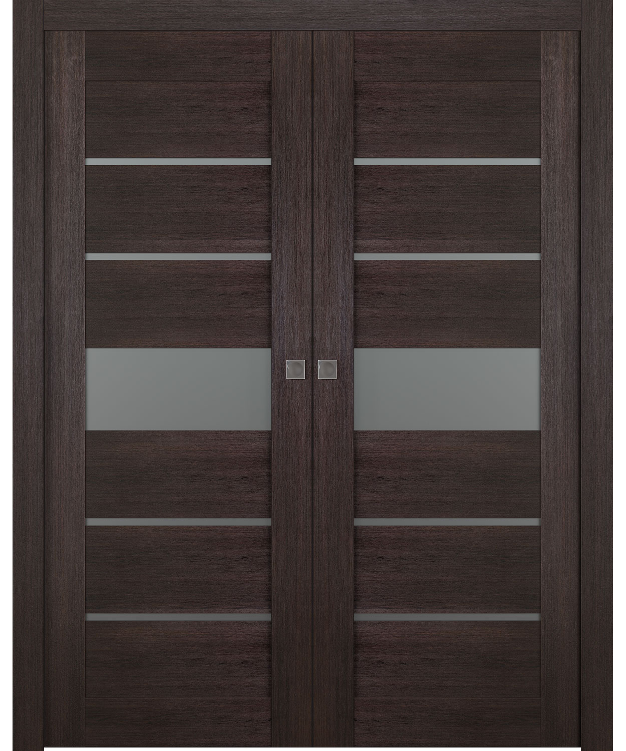 Avon 07-06 Vetro Veralinga Oak Double pocket doors