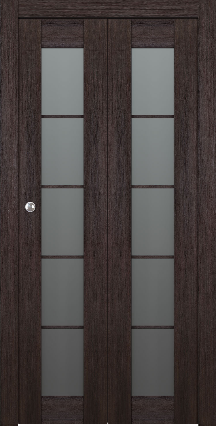 Avon 5 Lite Vetro Veralinga Oak Bi-folding doors