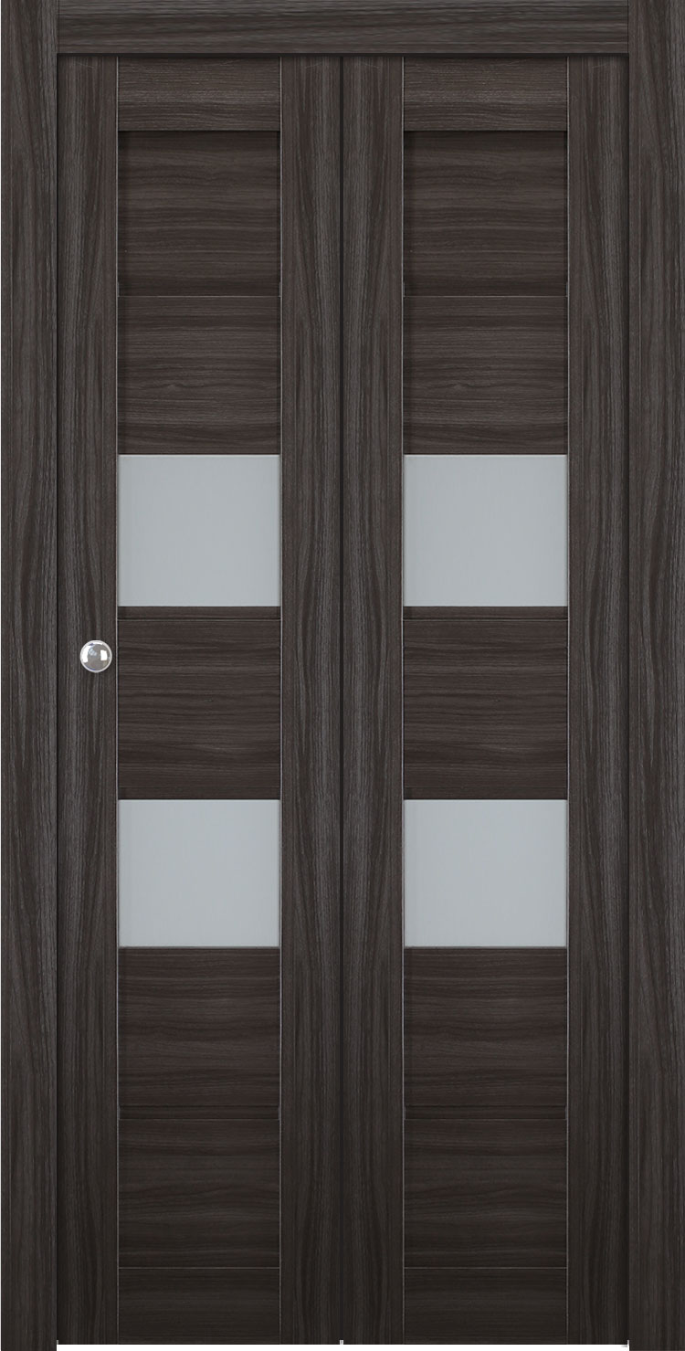 Dessa Vetro Gray Oak Bi-folding doors