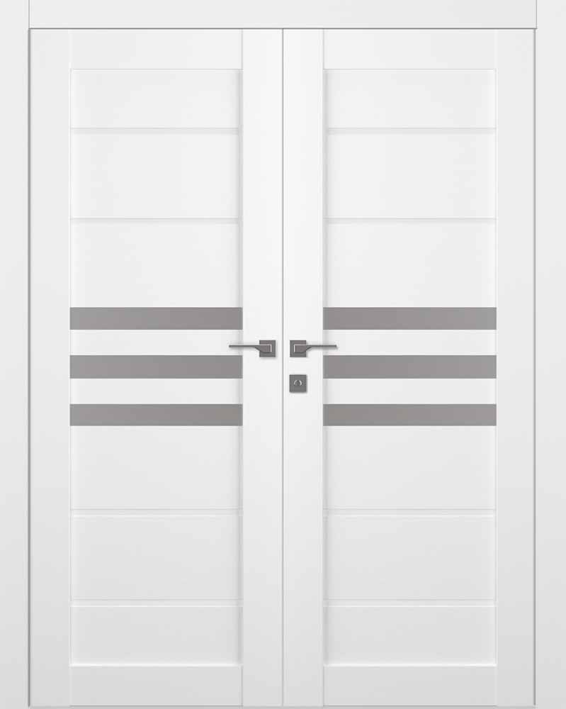 Dome Vetro Bianco Noble Double doors