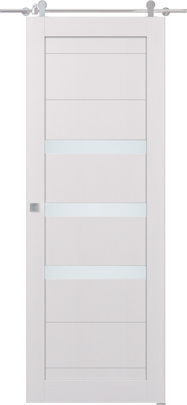 Dora Vetro Bianco Noble Barn doors