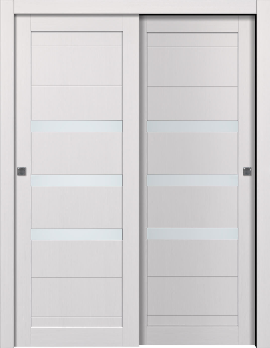 Dora Vetro Bianco Noble Bypass doors
