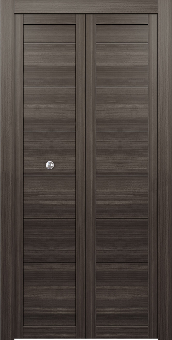 Ermi Gray Oak Bi-folding doors