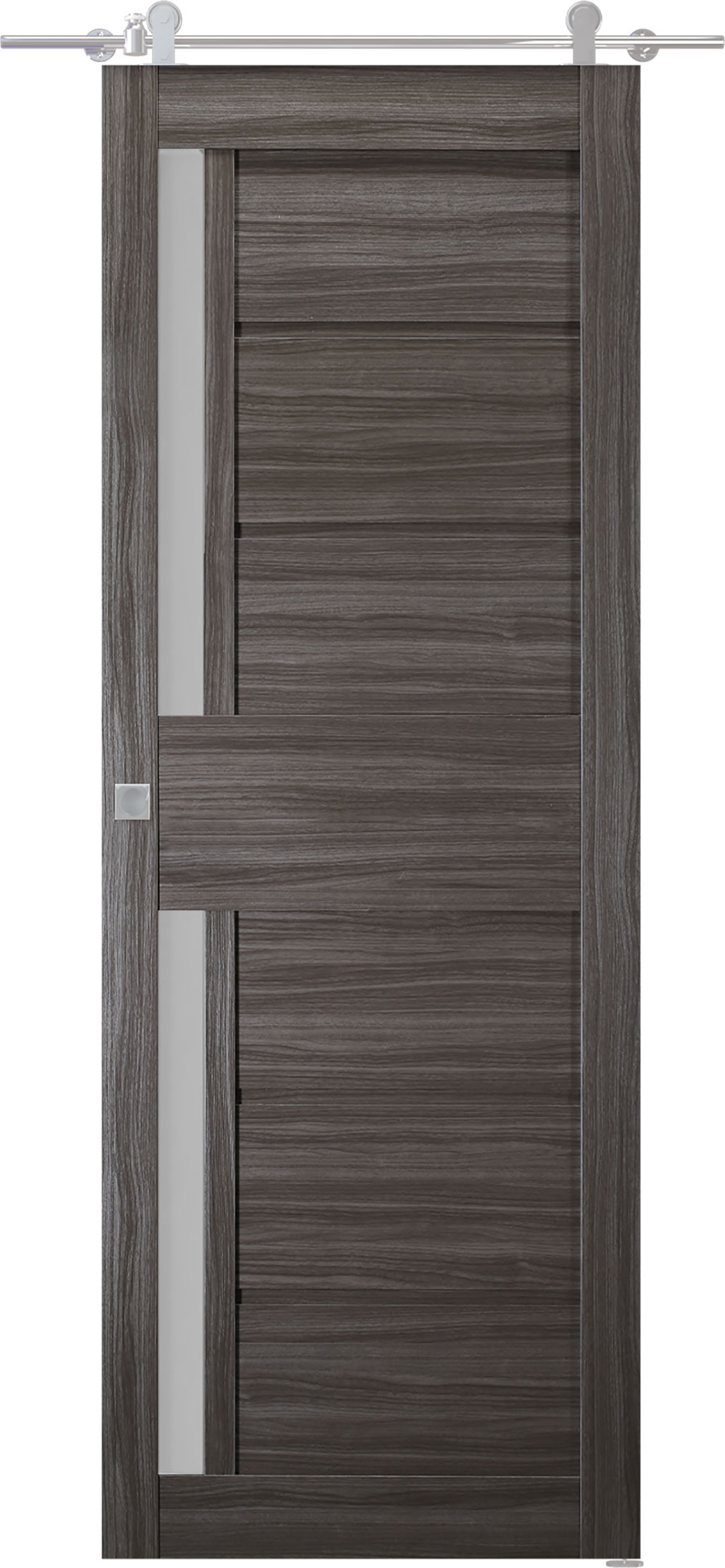 Esta Vetro Gray Oak Barn doors