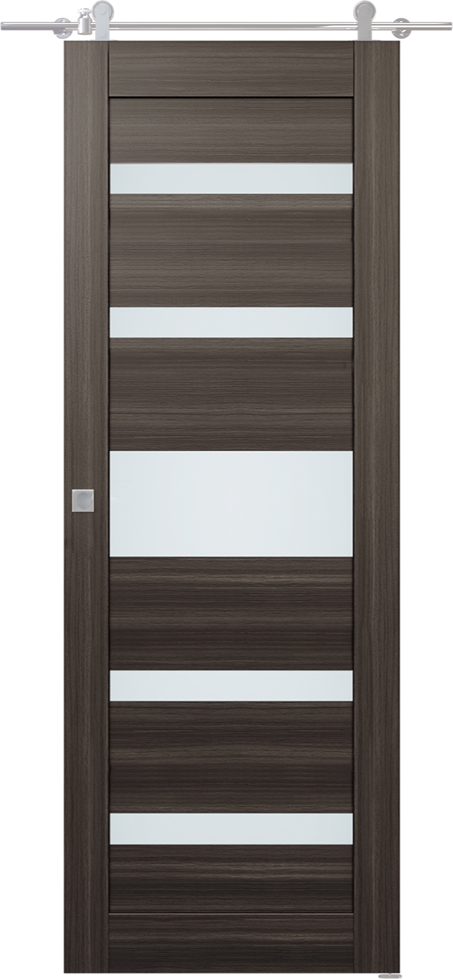 Gina Vetro Gray Oak Barn doors