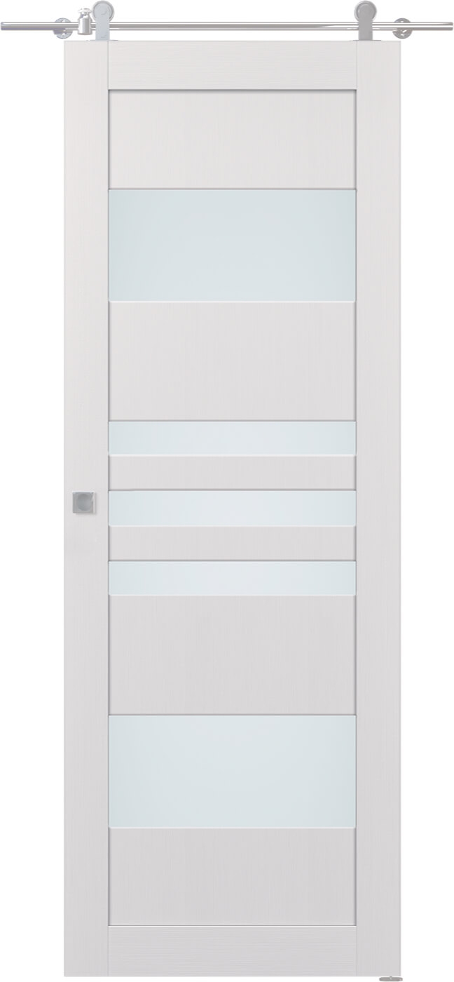 Leti Vetro Bianco Noble Barn doors