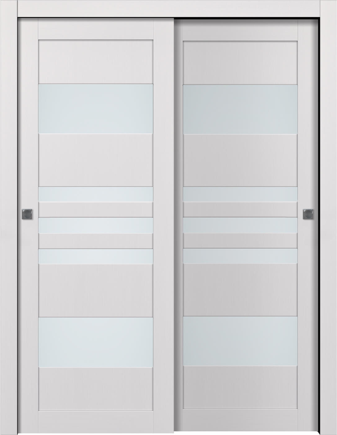 Leti Vetro Bianco Noble Bypass doors