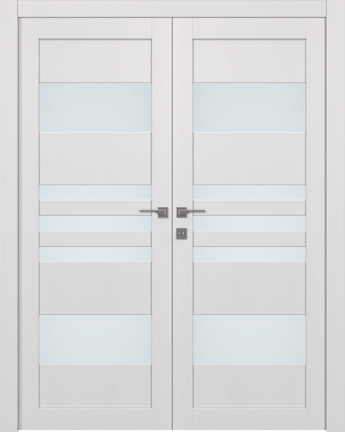 Leti Vetro Bianco Noble Double doors