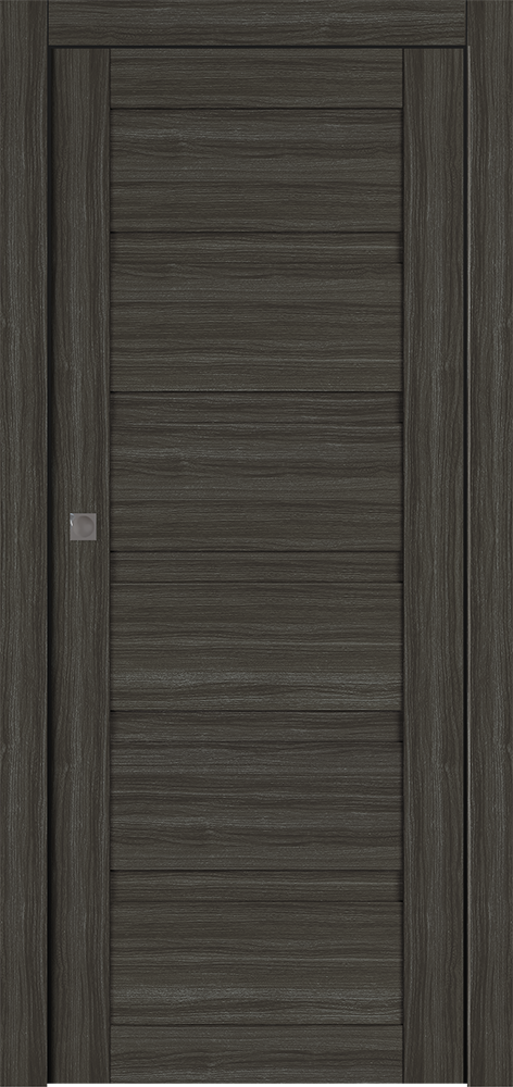 Louver Gray Oak Pocket doors