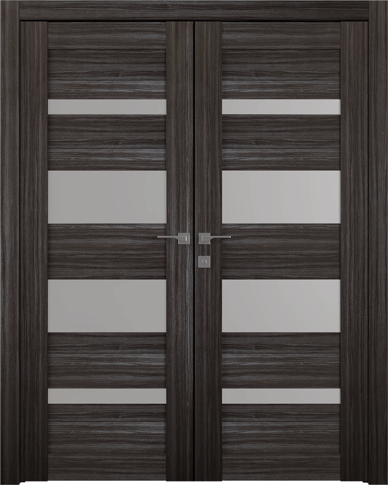 Mirella Vetro Gray Oak Double doors