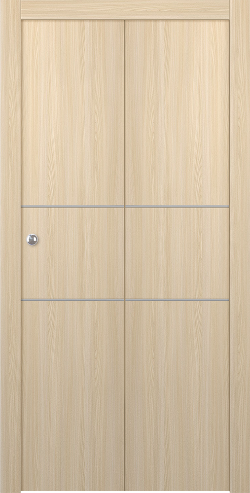 Optima 2H Loire Ash Bi-folding doors