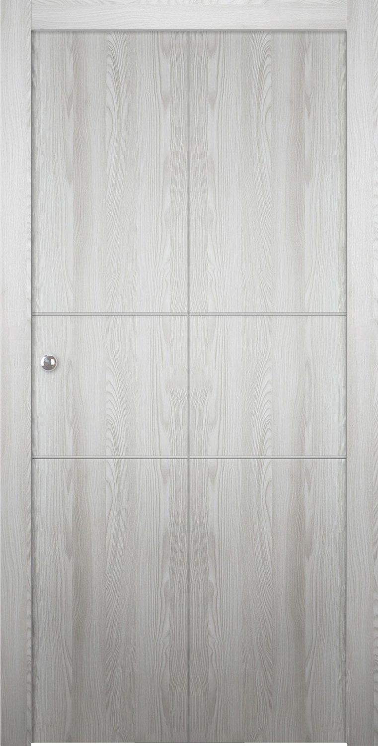 Optima 2H Ribeira Ash Bi-folding doors
