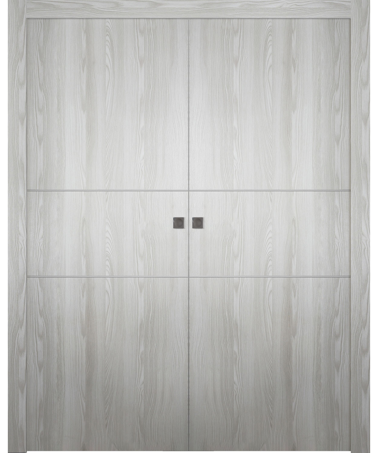 Optima 2H Ribeira Ash Double pocket doors