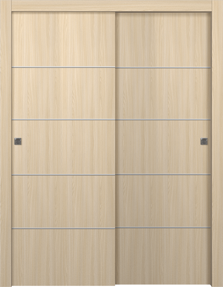 Optima 4H Loire Ash Bypass doors