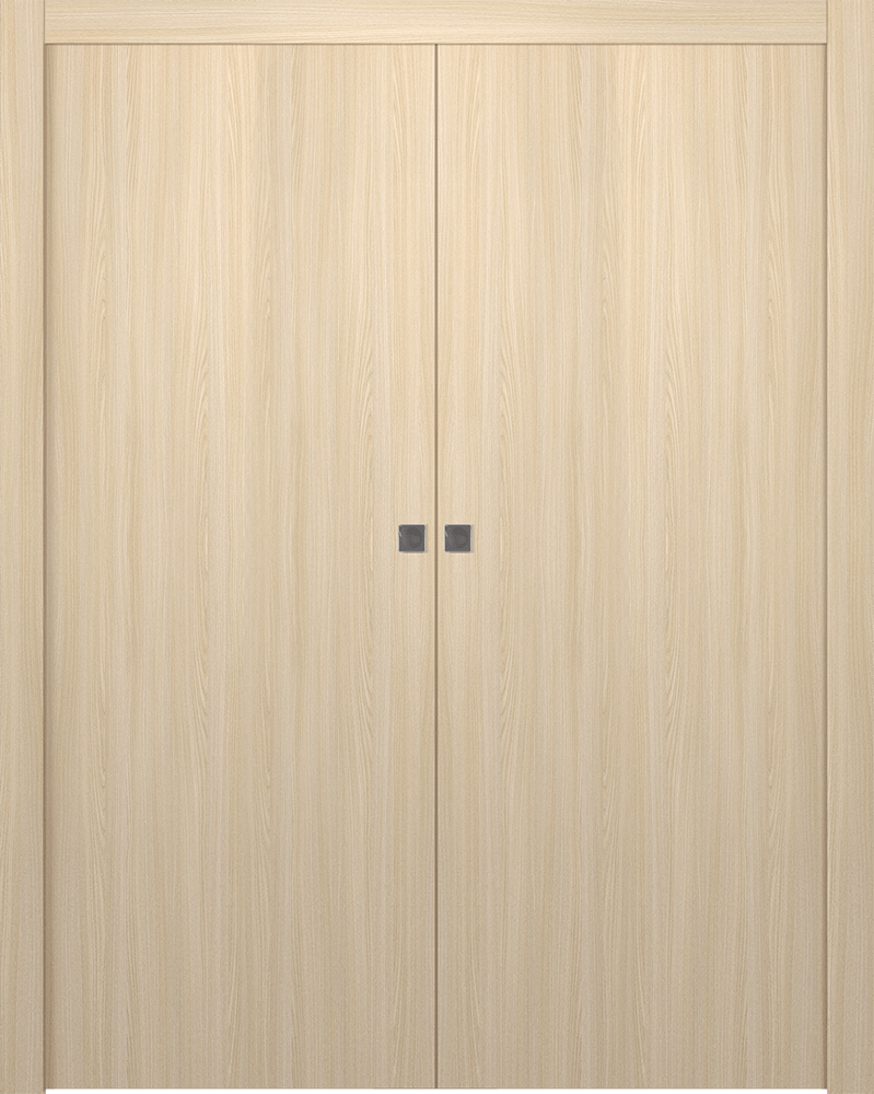 Optima Loire Ash Double pocket doors