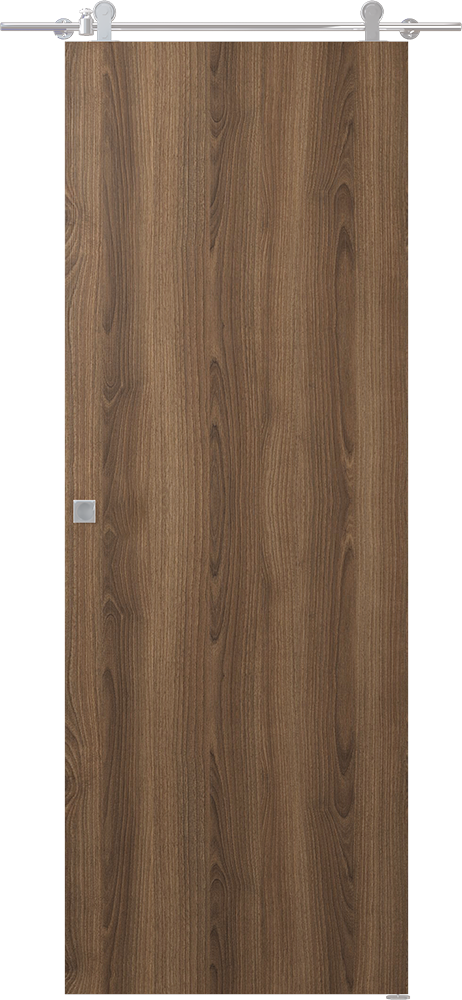 Optima Pecan Nutwood Barn doors