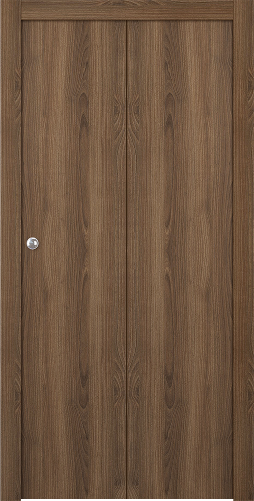 Optima Pecan Nutwood Bi-folding doors