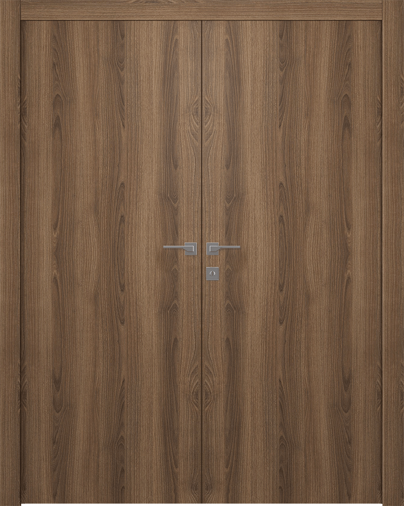 Optima Pecan Nutwood Double doors