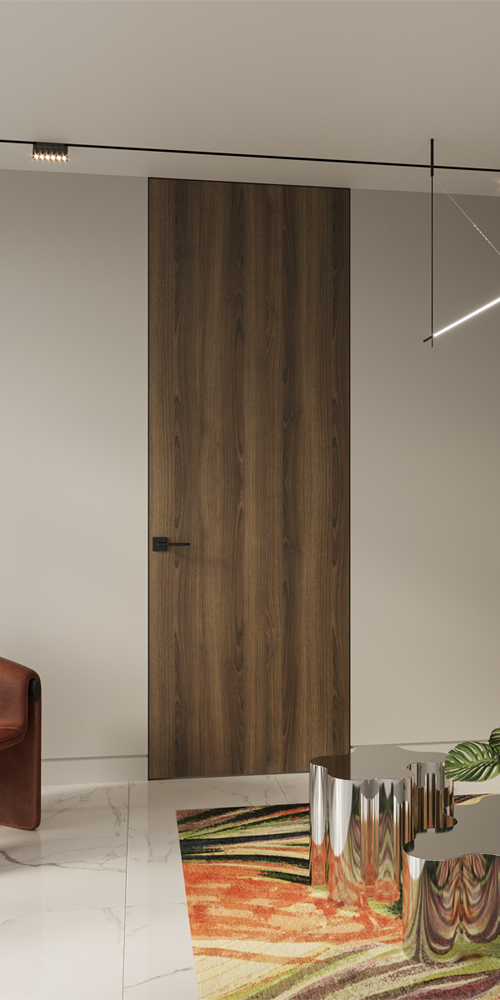 Optima Pecan Nutwood Frameless