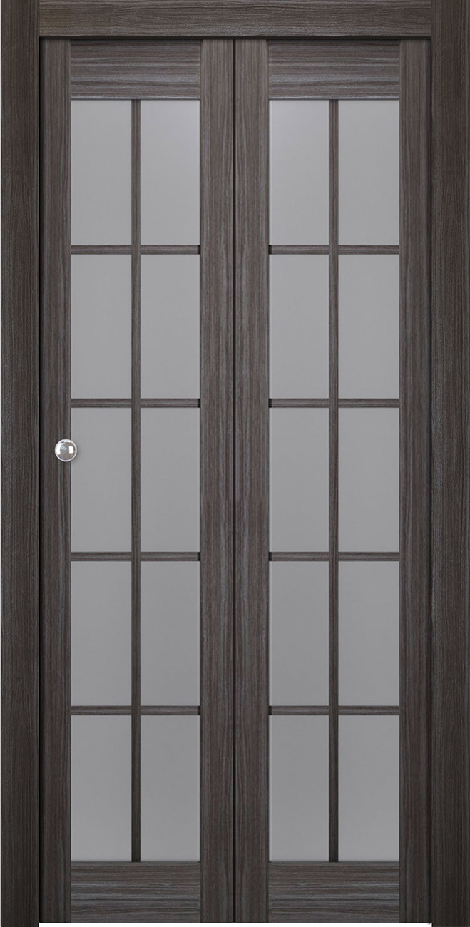 Palladio 10 Lite Vetro Gray Oak Bi-folding doors