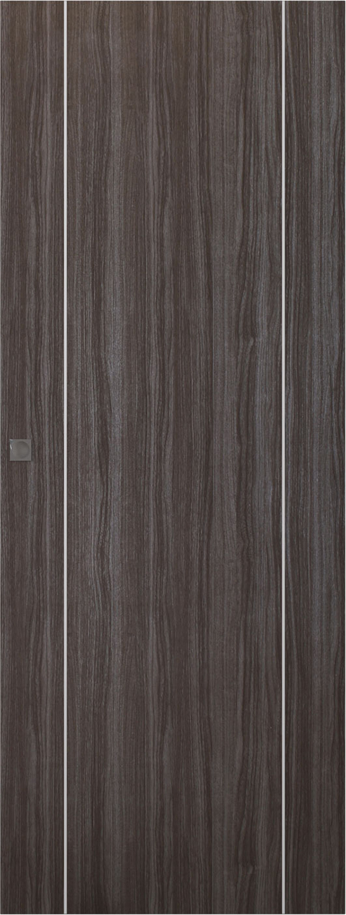 Palladio 2U Gray Oak Hidden barn