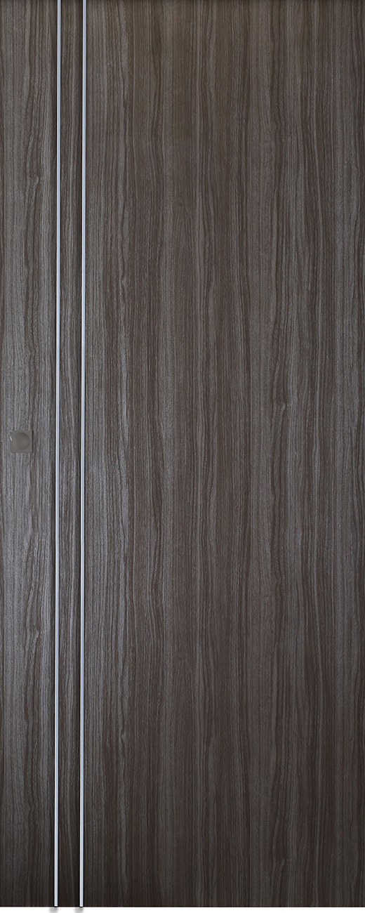 Palladio 2V Gray Oak Hidden barn