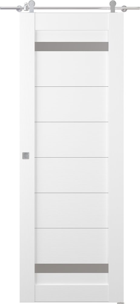 Perla Vetro Bianco Noble Barn doors