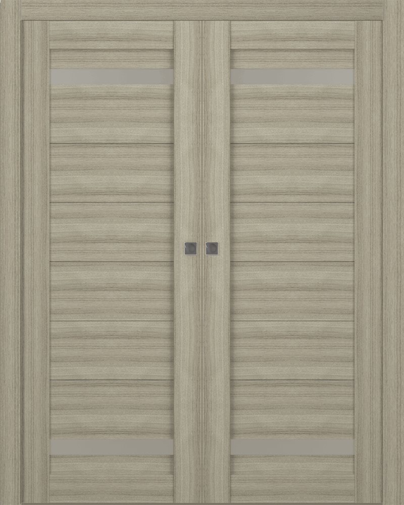 Perla Vetro Shambor Double pocket doors