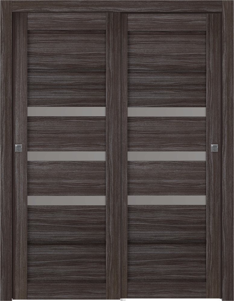 Rita Vetro Gray Oak Bypass doors