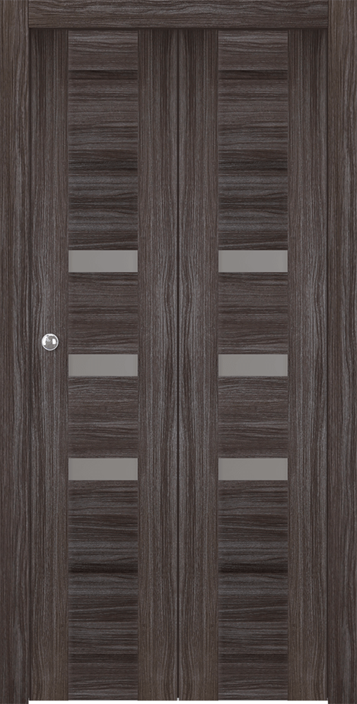 Rita Vetro Gray Oak Bi-folding doors
