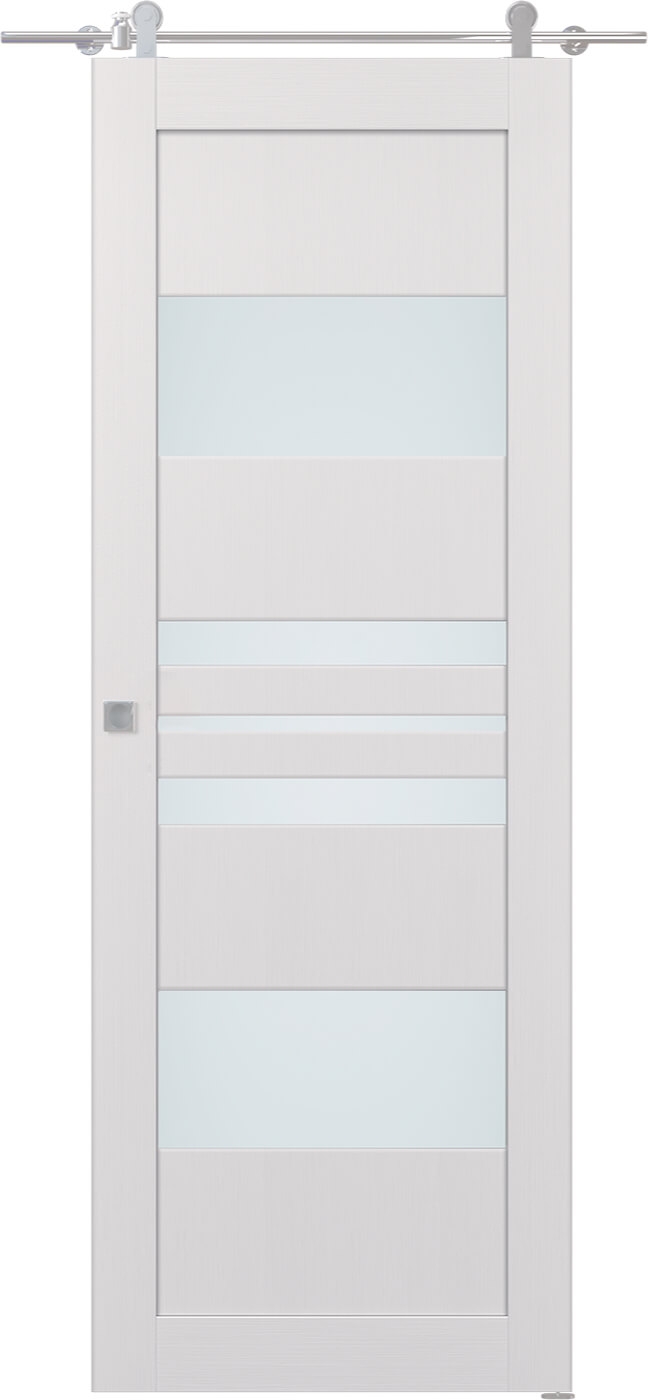 Romi Vetro Bianco Noble Barn doors