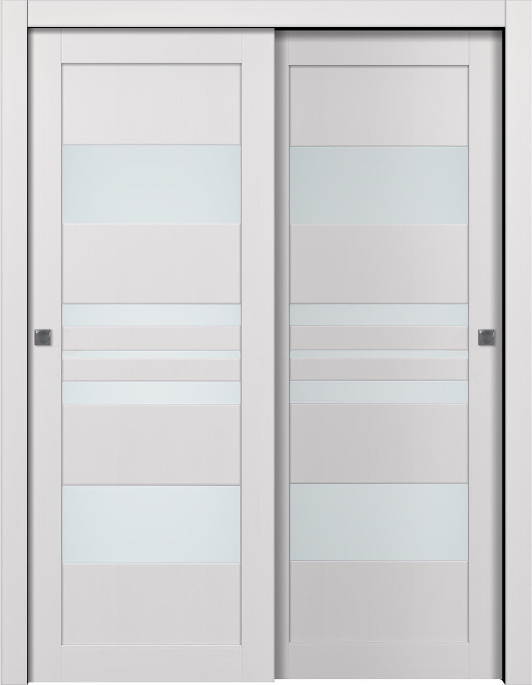 Romi Vetro Bianco Noble Bypass doors