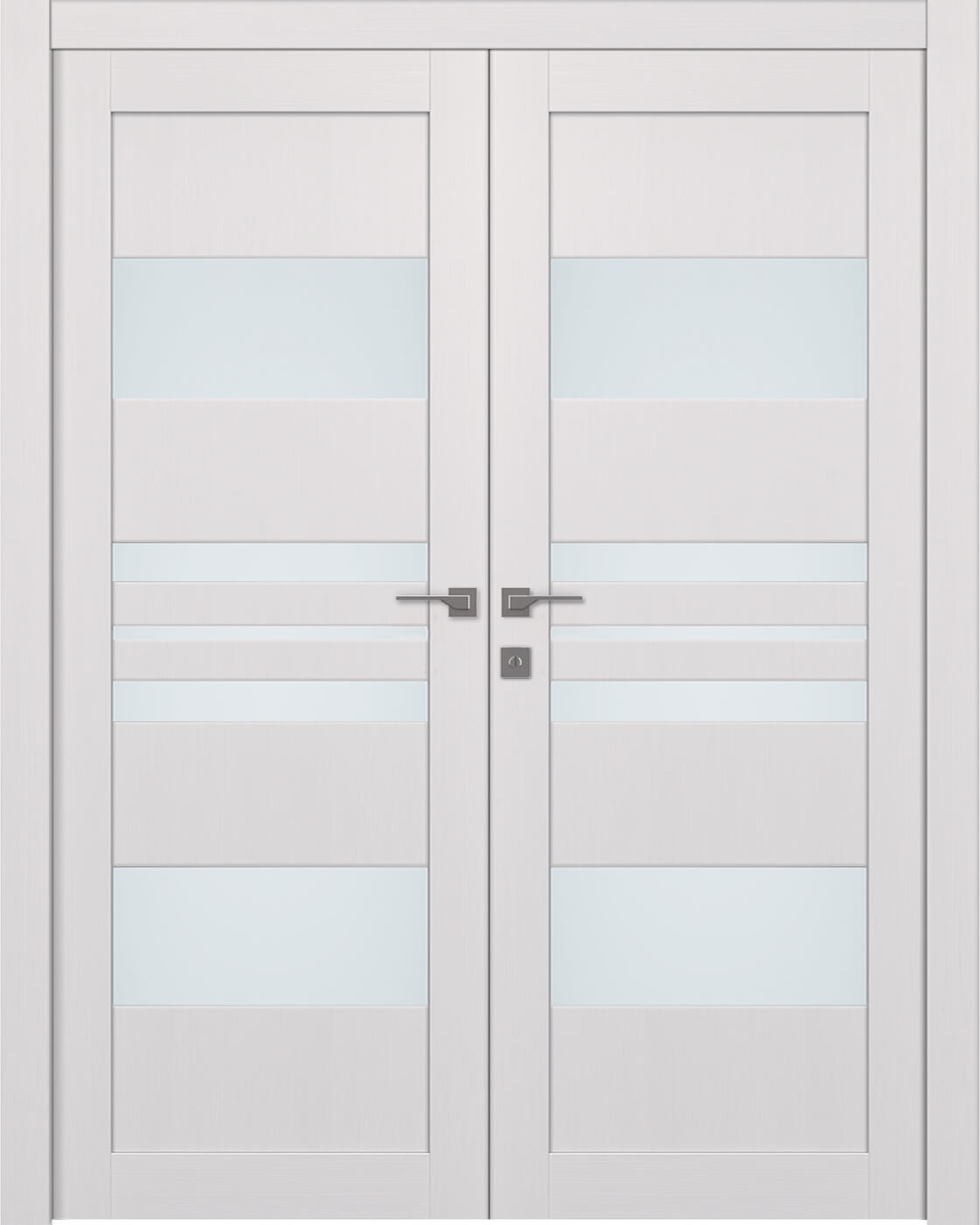 Romi Vetro Bianco Noble Double doors