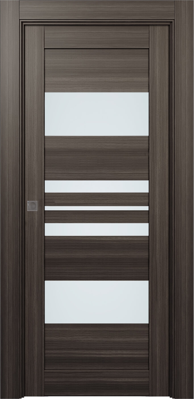 Romi Vetro Gray Oak Pocket doors