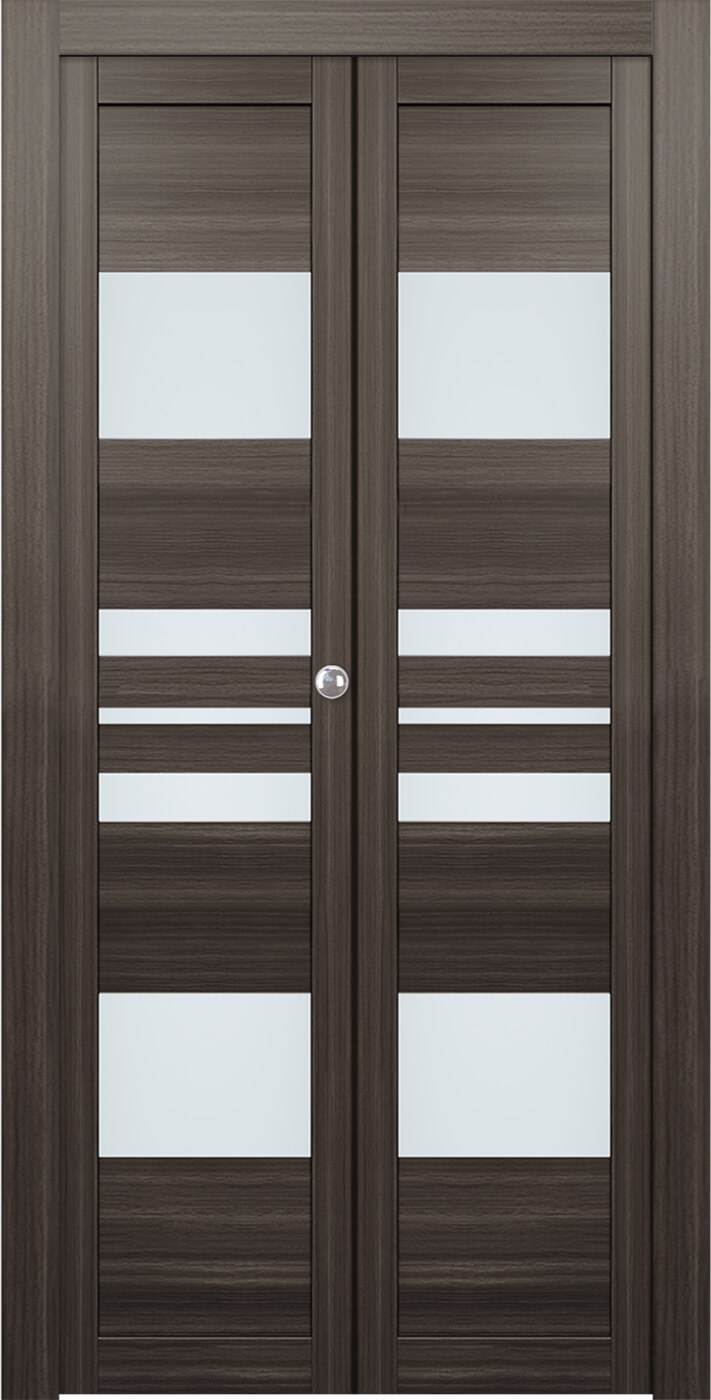Romi Vetro Gray Oak Bi-folding doors