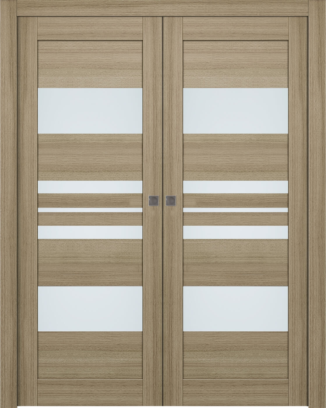 Romi Vetro Shambor Double pocket doors
