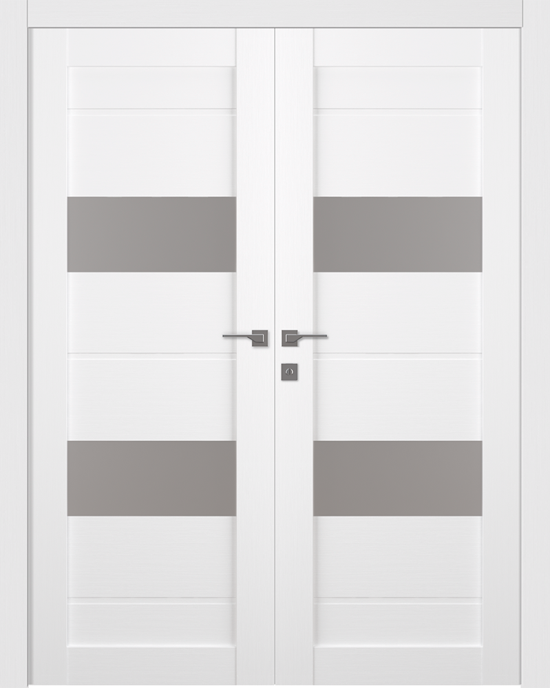 Vita Vetro Bianco Noble Double doors