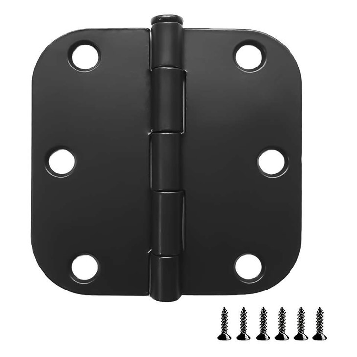 Matte Black Door Hinges For Indoor Use