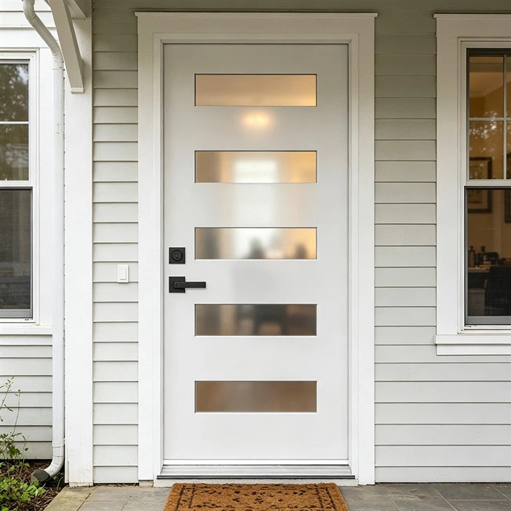 Fiberglass 5-Lite 36" X 80" Frosted Glass LHI