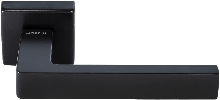 Door Handle Morelli Horizont-SQ Nero, Black