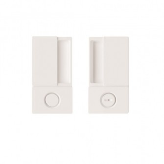 AGB Kit Maniglia Wave Privacy White